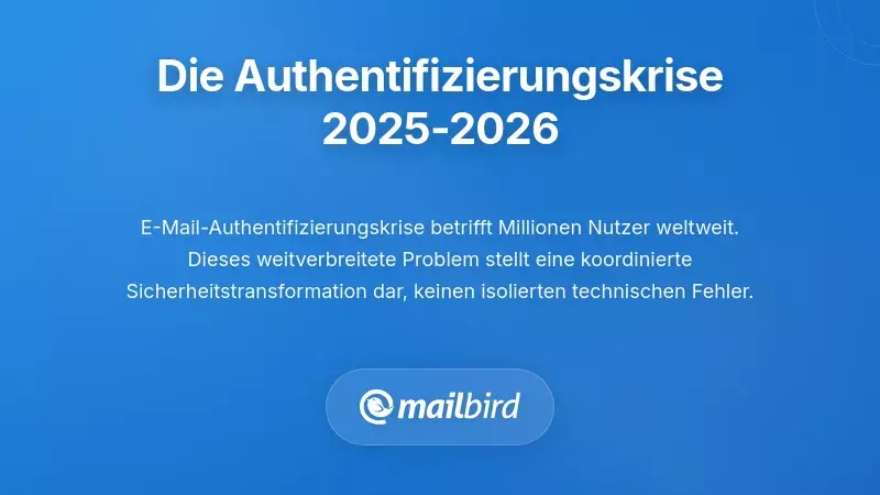 E-Mail-Authentifizierungsprobleme betreffen weltweit Nutzer im Jahr 2025-2026