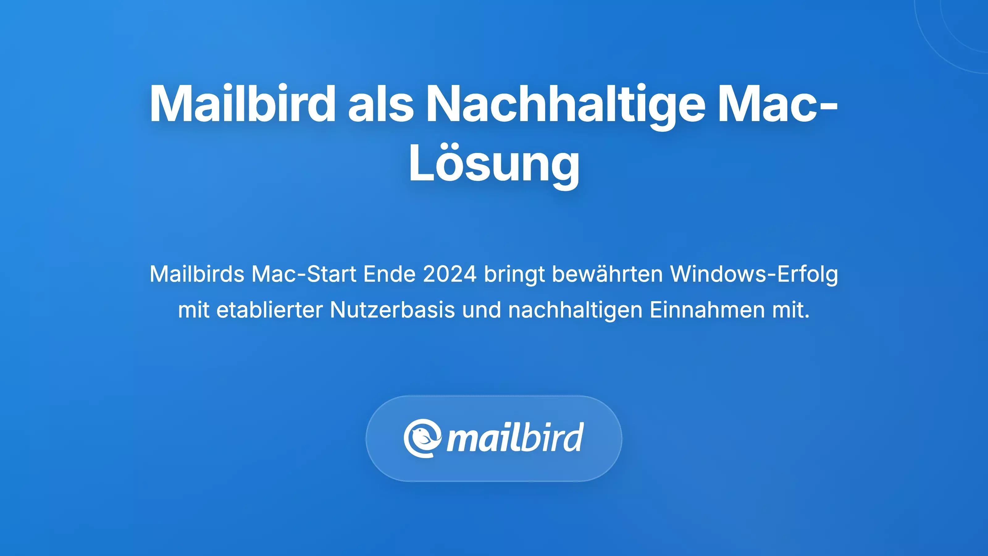 Mailbird Emergt Als Nachhaltige L&ouml;sung F&uuml;r Mac-Nutzer