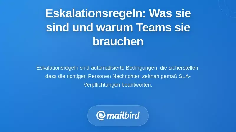 Was sind Eskalationsregeln und warum benötigen Teams sie?