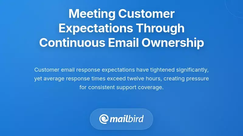 Meeting Customer Expectations Through Continuous Email Ownership