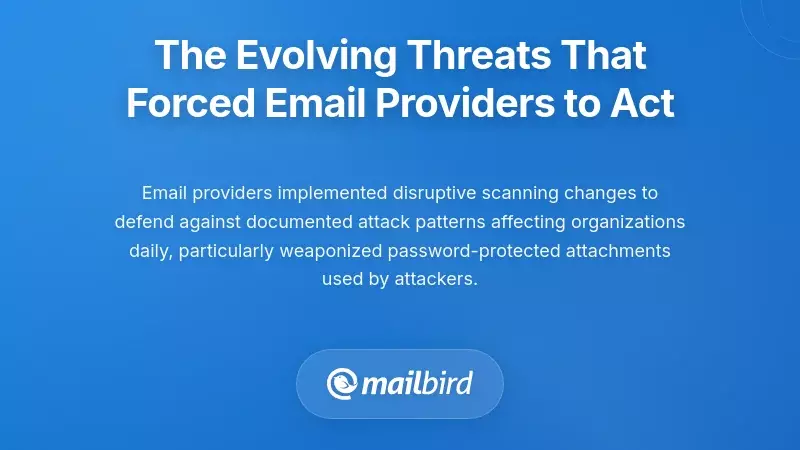 The Evolving Threats That Forced Email Providers to Act