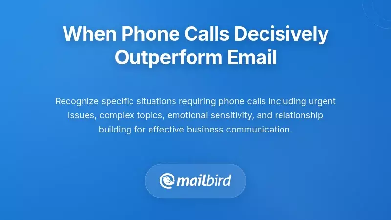 Professional making a phone call at desk to resolve urgent communication issue faster than email