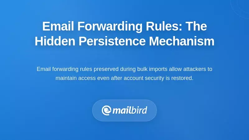 Email Forwarding Rules: The Hidden Persistence Mechanism