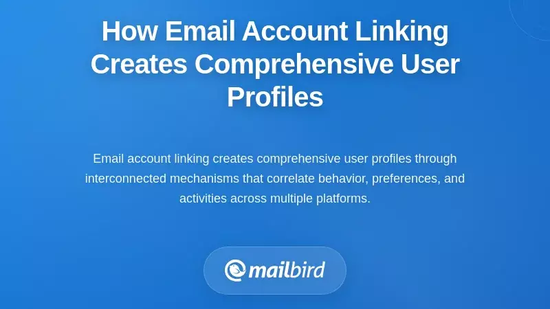 How Email Account Linking Creates Comprehensive User Profiles