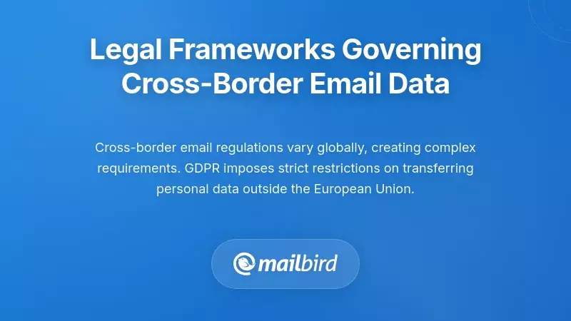 Legal frameworks and regulations governing cross-border email data transfers and privacy protection