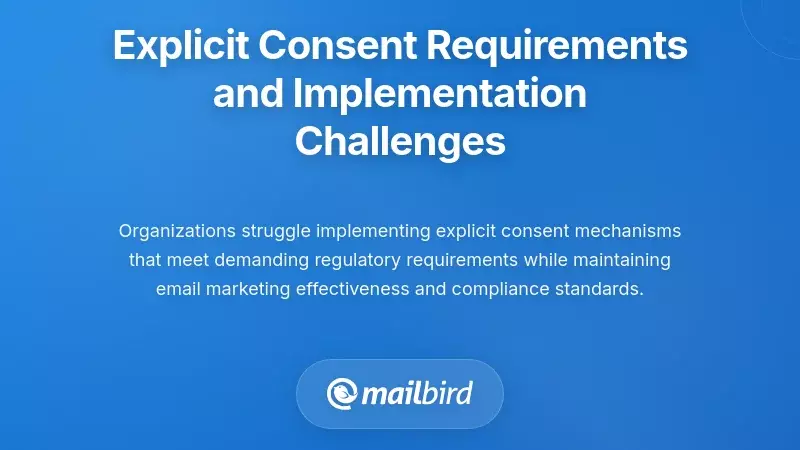 Explicit Consent Requirements and Implementation Challenges