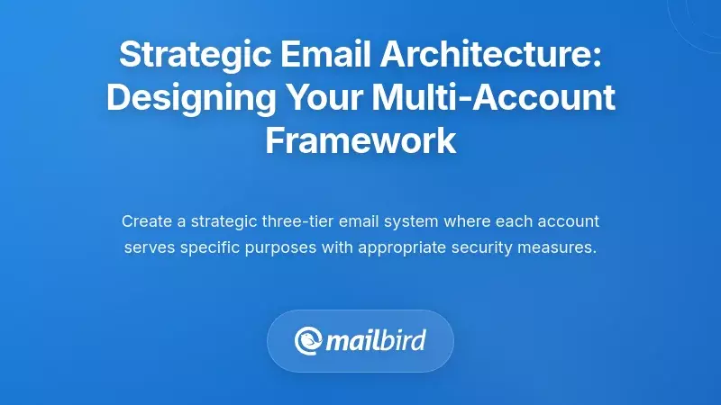 Strategic Email Architecture: Designing Your Multi-Account Framework