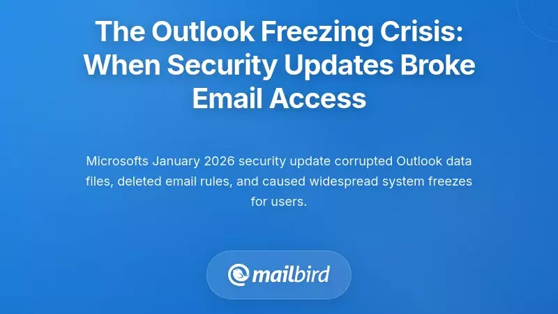 The Outlook Freezing Crisis: When Security Updates Broke Email Access