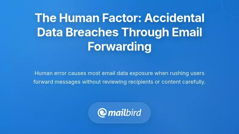 The Human Factor: Accidental Data Breaches Through Email Forwarding