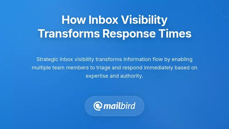 Team members viewing shared manager inbox with transparent email visibility