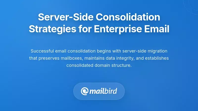 Server-Side Consolidation Strategies for Enterprise Email