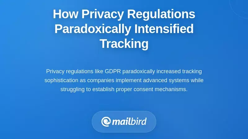 How Privacy Regulations Paradoxically Intensified Tracking