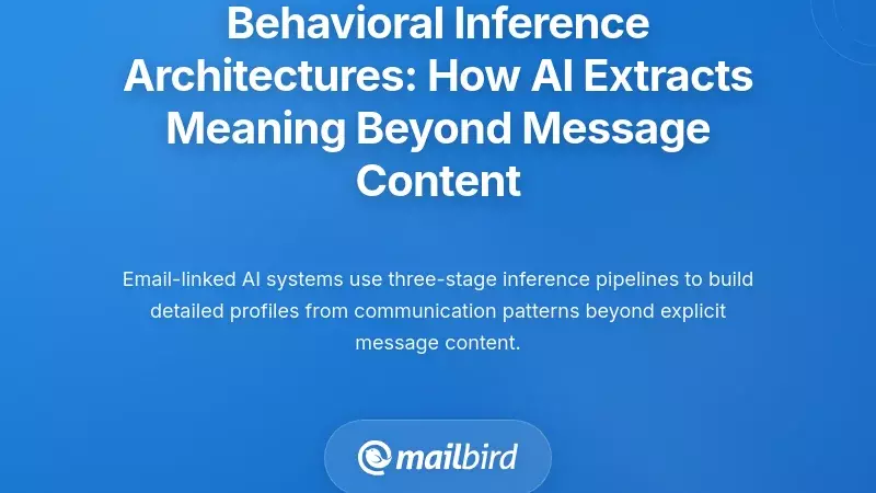 Behavioral Inference Architectures: How AI Extracts Meaning Beyond Message Content
