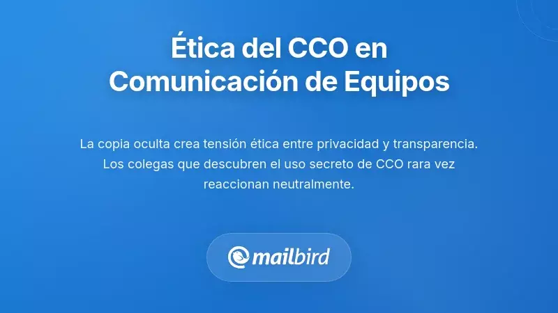 Profesional examinando la ética y transparencia del BCC en la comunicación por correo electrónico del equipo