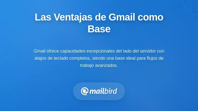 Interfaz de Gmail mostrando funciones y capacidades de gesti&oacute;n de correo electr&oacute;nico basado en la nube