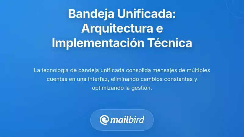 La soluci&oacute;n de Buz&oacute;n Unificado: Arquitectura T&eacute;cnica e Implementaci&oacute;n