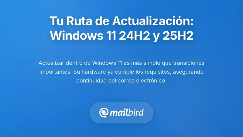 Entendiendo Su Ruta de Actualizaci&oacute;n: Windows 11 24H2 y 25H2
