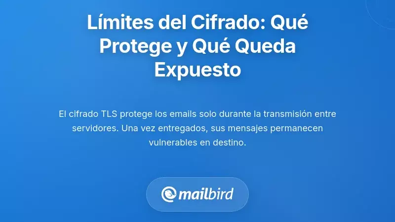 Alcance Limitado de la Cifrado: Lo Que Protege y Lo Que Deja Expuesto