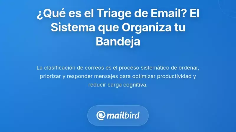 ¿Qué es la triaje de correo electrónico? Entendiendo el marco que transforma el caos de la bandeja de entrada