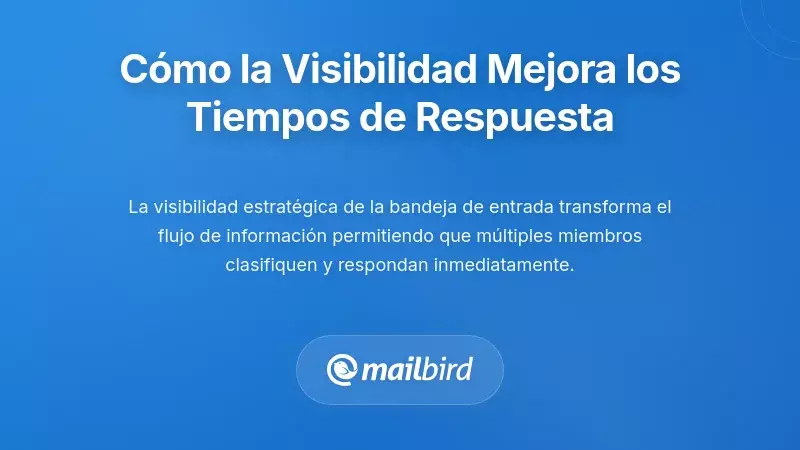 Miembros del equipo viendo el buz&oacute;n compartido del gerente con visibilidad transparente del correo