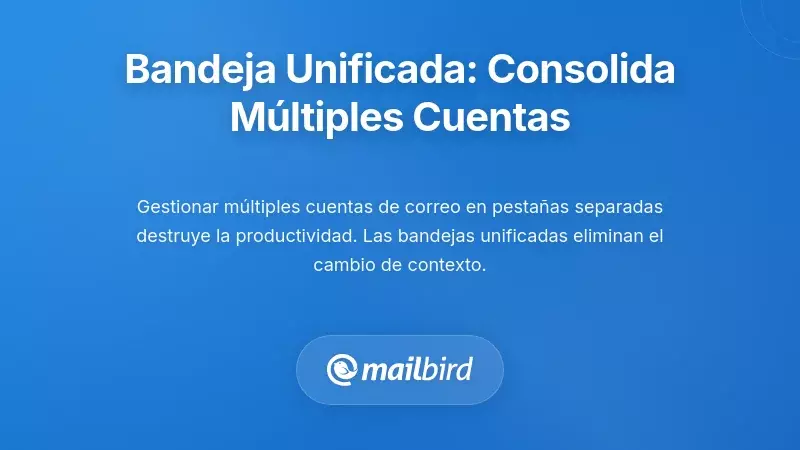 La Soluci&oacute;n de Buz&oacute;n Unificado: Consolidando M&uacute;ltiples Cuentas