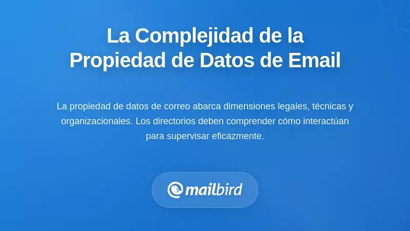 Comprendiendo La Complejidad De La Propiedad De Datos De Correo Electrónico