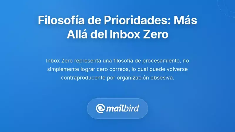 La Filosofía de Prioridad Primero: Más Allá del Tradicional Inbox Zero