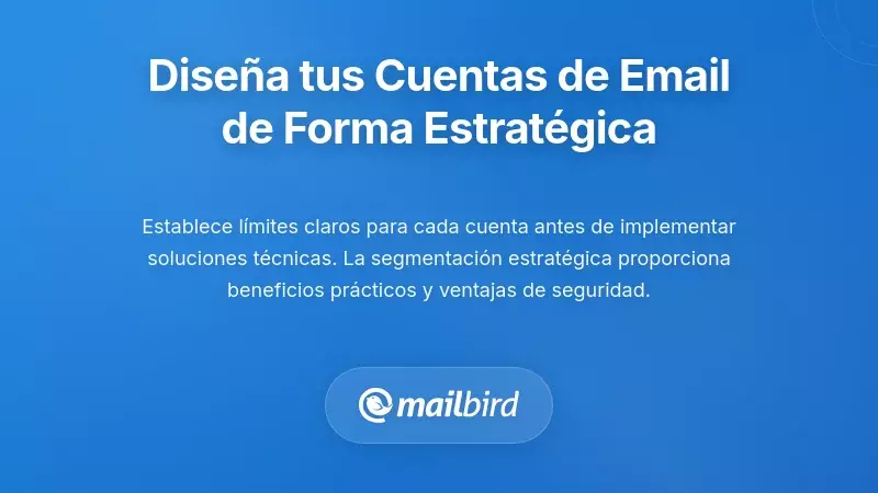 Dise&ntilde;ar tus cuentas de correo estrat&eacute;gicamente (antes de intentar gestionarlas)