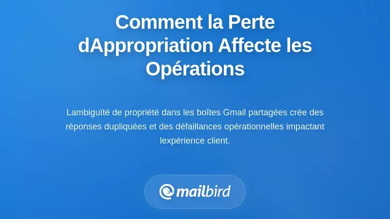 Membres de l'&eacute;quipe confus par des e-mails non attribu&eacute;s dans une bo&icirc;te de r&eacute;ception Gmail partag&eacute;e, perturbant le flux de travail
