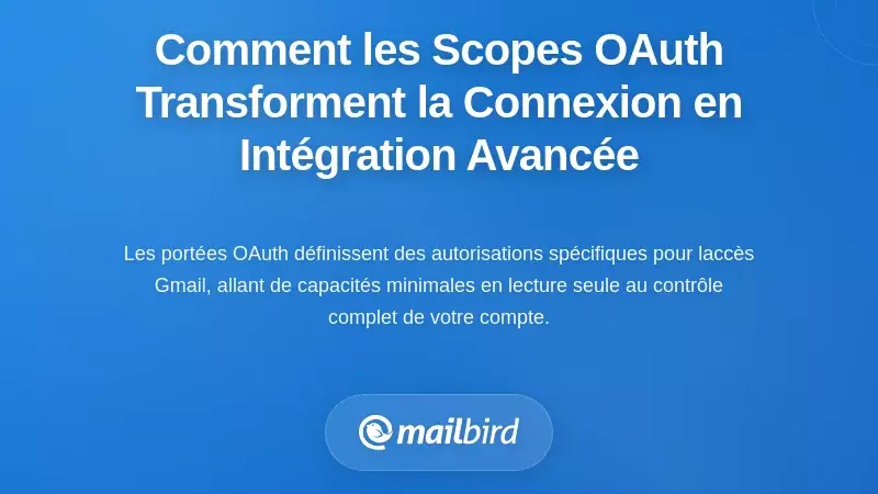 Comment les étendues OAuth transforment une connexion basique en intégration approfondie des données