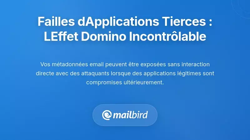 Lorsque les applications tierces sont compromises : l'effet cascade que vous ne pouvez pas contrôler
