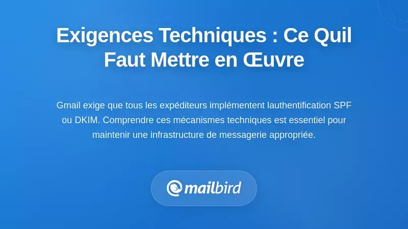 Exigences techniques expliquées : ce que vous devez implémenter