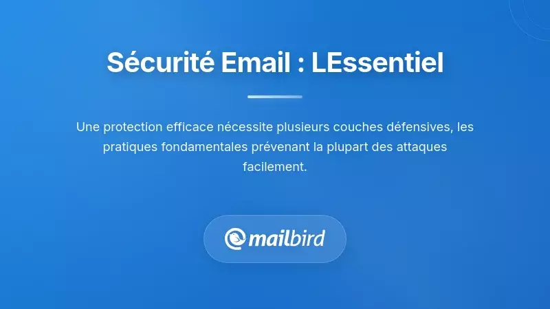 Fondamentaux de la s&eacute;curit&eacute; par e-mail &agrave; plusieurs niveaux prot&eacute;geant contre le spam et les attaques de phishing