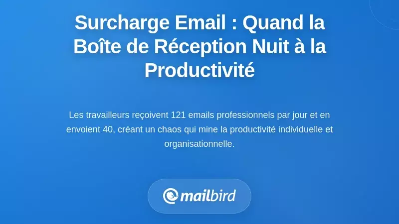 La crise de la surcharge des emails : quand la gestion des boîtes de réception nuit à la productivité des équipes