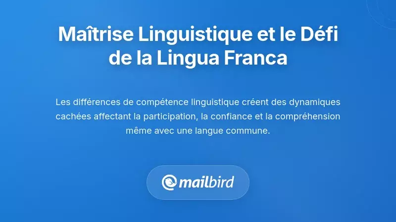 Compétences linguistiques et défi de la lingua franca