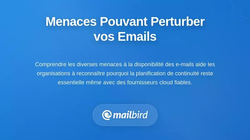 Multiples menaces de cybersécurité ciblant les systèmes et infrastructures de messagerie professionnelle