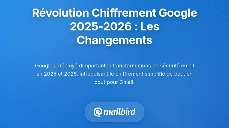 La r&eacute;volution du chiffrement de Google 2025-2026 : ce qui a chang&eacute;