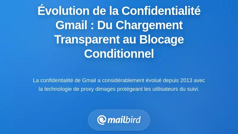L'évolution de la confidentialité de Gmail : du chargement transparent au blocage conditionnel