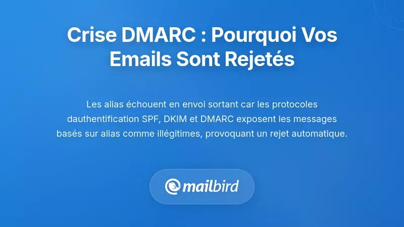La crise d'authentification DMARC : pourquoi vos emails sont rejetés