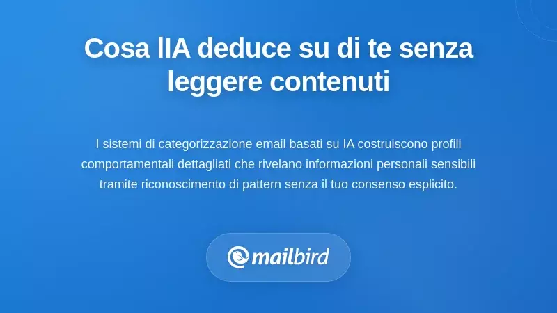 Cosa i sistemi di intelligenza artificiale possono dedurre su di te senza leggere i contenuti
