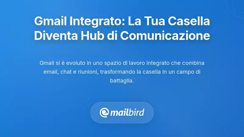 Gmail Integrato: Quando la Tua Casella di Posta Diventa un Centro di Comunicazione
