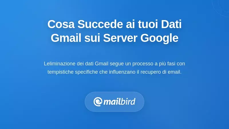 Cosa succede veramente ai dati di Gmail sui server di Google
