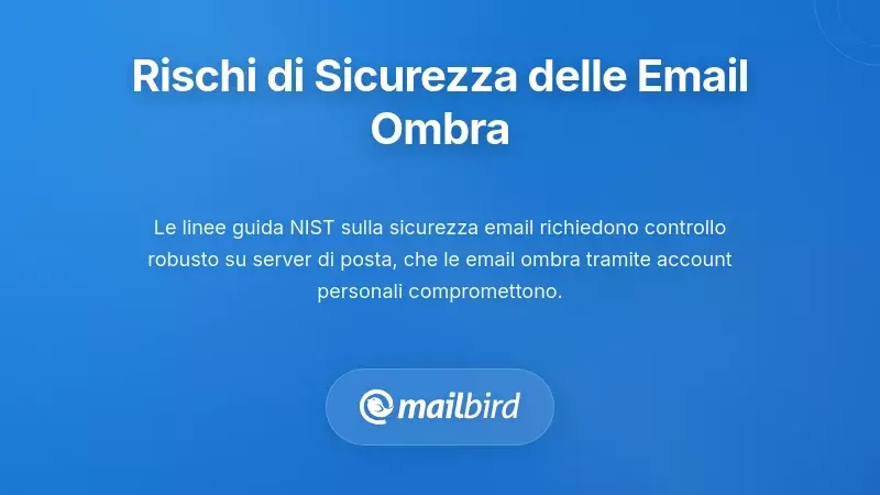 Rischi per la Sicurezza ed Esposizione Tecnica dalle Email Shadow