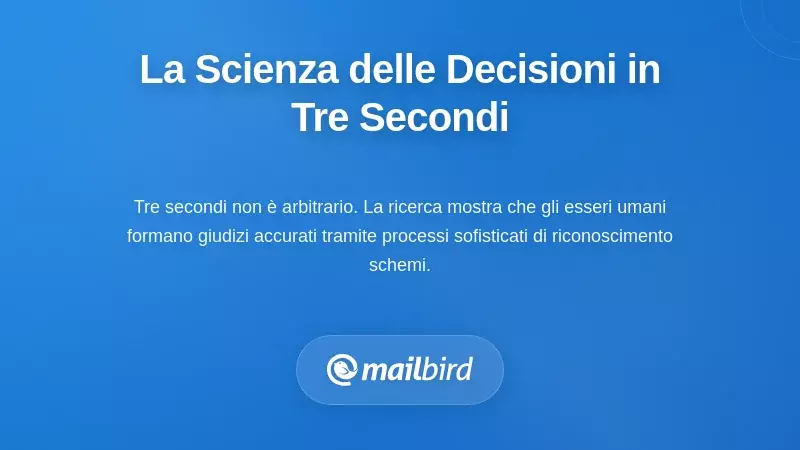 Diagramma visivo che illustra il processo decisionale di tre secondi per l'efficienza del triage email
