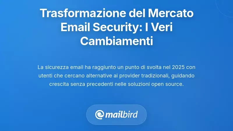 La Trasformazione del Mercato della Sicurezza delle Email: Cosa Sta Veramente Cambiando