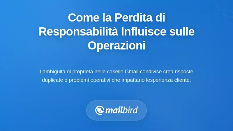 Membri del team confusi da email non assegnate nella casella di posta condivisa di Gmail che causano interruzioni nel flusso di lavoro
