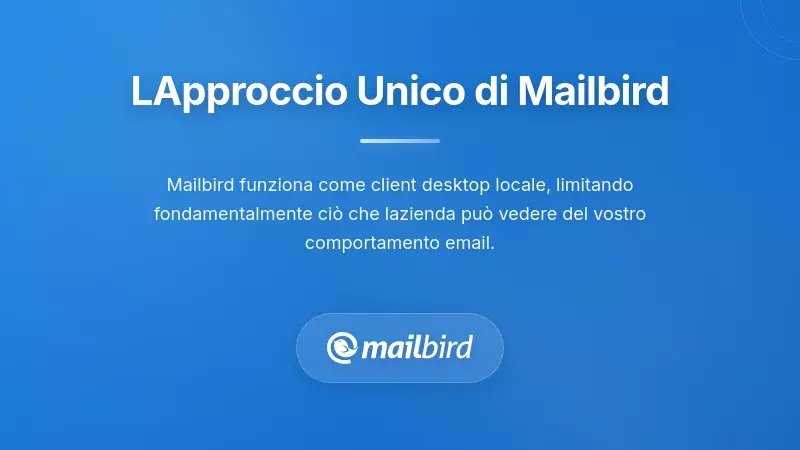 Come Mailbird Adotta un Approccio Fondamentalmente Diverso
