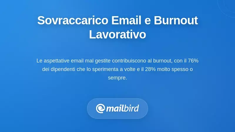 La connessione tra sovraccarico di email e burnout sul luogo di lavoro
