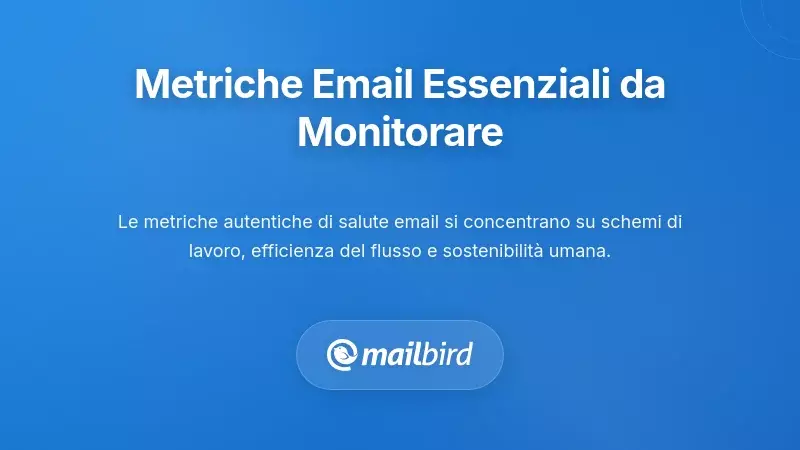 Cruscotto che mostra segnali di salute delle email ad alto valore come schemi di risposta e metriche di efficienza del flusso di lavoro