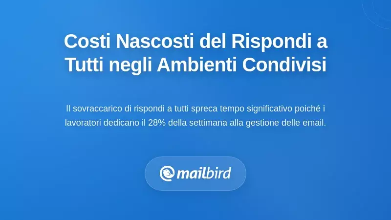 I costi nascosti della cultura &ldquo;Rispondi a tutti&rdquo; negli ambienti condivisi